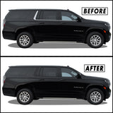 2021-2023 Chevrolet Suburban | Window Trim Chrome Delete PreCut Vinyl Wrap