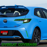 2019-2022 Toyota Corolla Hatchback | Tail Light Cutout PreCut Tint Overlays