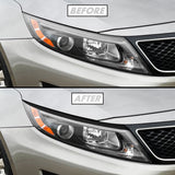 2014-2015 Kia Optima | Headlight Eyelid PreCut Vinyl Overlays