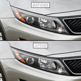 2014-2015 Kia Optima | Headlight Eyelid PreCut Vinyl Overlays