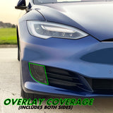 2012-2021 Tesla Model S | Fog Light PreCut Tint Overlays