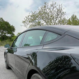 2017-2022 Tesla Model 3 | Window Trim Chrome Delete PreCut Vinyl Wrap