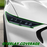 2021-2024 Ford Mustang Mach-E | Headlight PreCut Tint Overlays