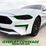 2018-2023 Ford Mustang | Headlight PreCut Tint Overlays
