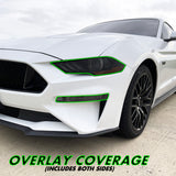 2018-2023 Ford Mustang | Headlight PreCut Tint Overlays