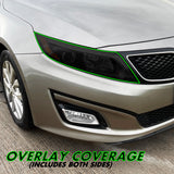 2014-2015 Kia Optima | Headlight PreCut Tint Overlays