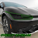 2022-2023 Kia EV6 | Headlight PreCut Tint Overlays