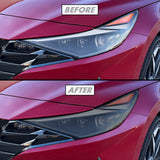 2021-2023 Hyundai Elantra | Headlight PreCut Tint Overlays