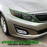 2014-2015 Kia Optima | Headlight PreCut Tint Overlays