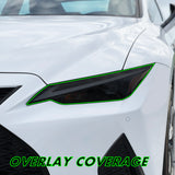 2021-2022 Lexus IS | Headlight PreCut Tint Overlays