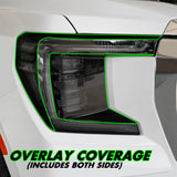 2021-2023 GMC Yukon | Headlight Cutout PreCut Tint Overlays