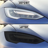2012-2021 Tesla Model S | Headlight PreCut Tint Overlays