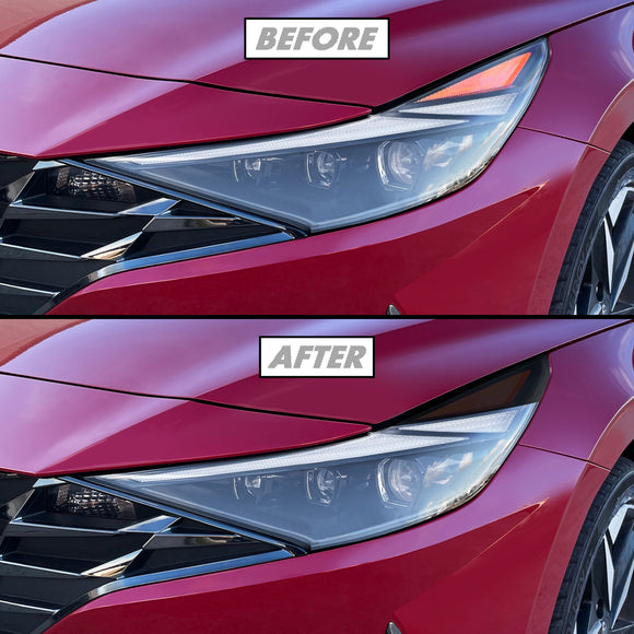 2021-2023 Hyundai Elantra | Headlight Side Marker PreCut Tint Overlays