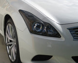 2008-2013 Infiniti G37 Coupe | Headlight PreCut Tint Overlays