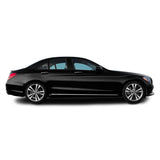 2015-2021 Mercedes C-Class Sedan | Window Trim Chrome Delete PreCut Vinyl Wrap