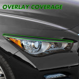 2014-2023 Infiniti Q50 | Headlight Eyelid PreCut Tint Overlays