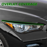 2014-2023 Infiniti Q50 | Headlight Eyelid PreCut Tint Overlays