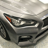 2014-2023 Infiniti Q50 | Headlight Eyelid PreCut Tint Overlays