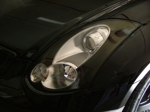 2006-2007 Infiniti G35 Coupe | Headlight Cutout PreCut Tint Overlays