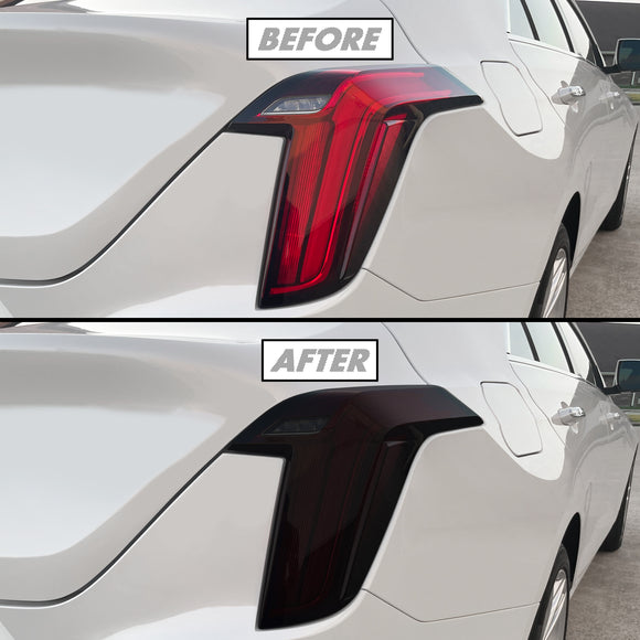 2020-2023 Cadillac CT4 | Tail Light PreCut Tint Overlays