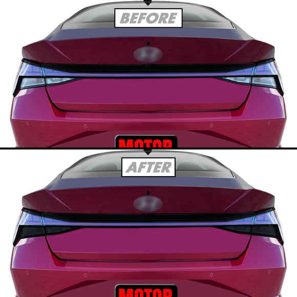 2021-2023 Hyundai Elantra | Turn Signal & Reverse Light PreCut Tint Overlays