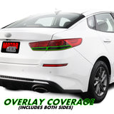 2016-2020 Kia Optima | Turn Signal & Reverse Light PreCut Tint Overlays