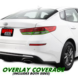 2016-2020 Kia Optima | Turn Signal & Reverse Light PreCut Tint Overlays