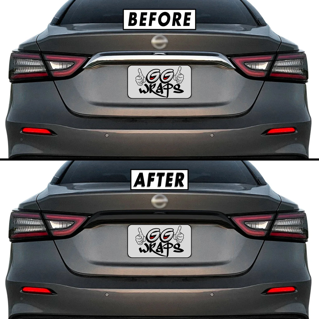 2016-2023 Nissan Maxima | Rear Trunk Trim Chrome Delete PreCut Vinyl Wrap