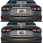 2016-2023 Nissan Maxima | Rear Trunk Trim Chrome Delete PreCut Vinyl Wrap