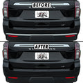 2021-2023 Chevrolet Suburban | Rear Bumper Trim Chrome Delete PreCut Vinyl Wrap