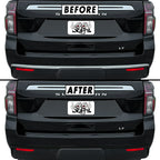 2021-2023 Chevrolet Suburban | Rear Bumper Trim Chrome Delete PreCut Vinyl Wrap