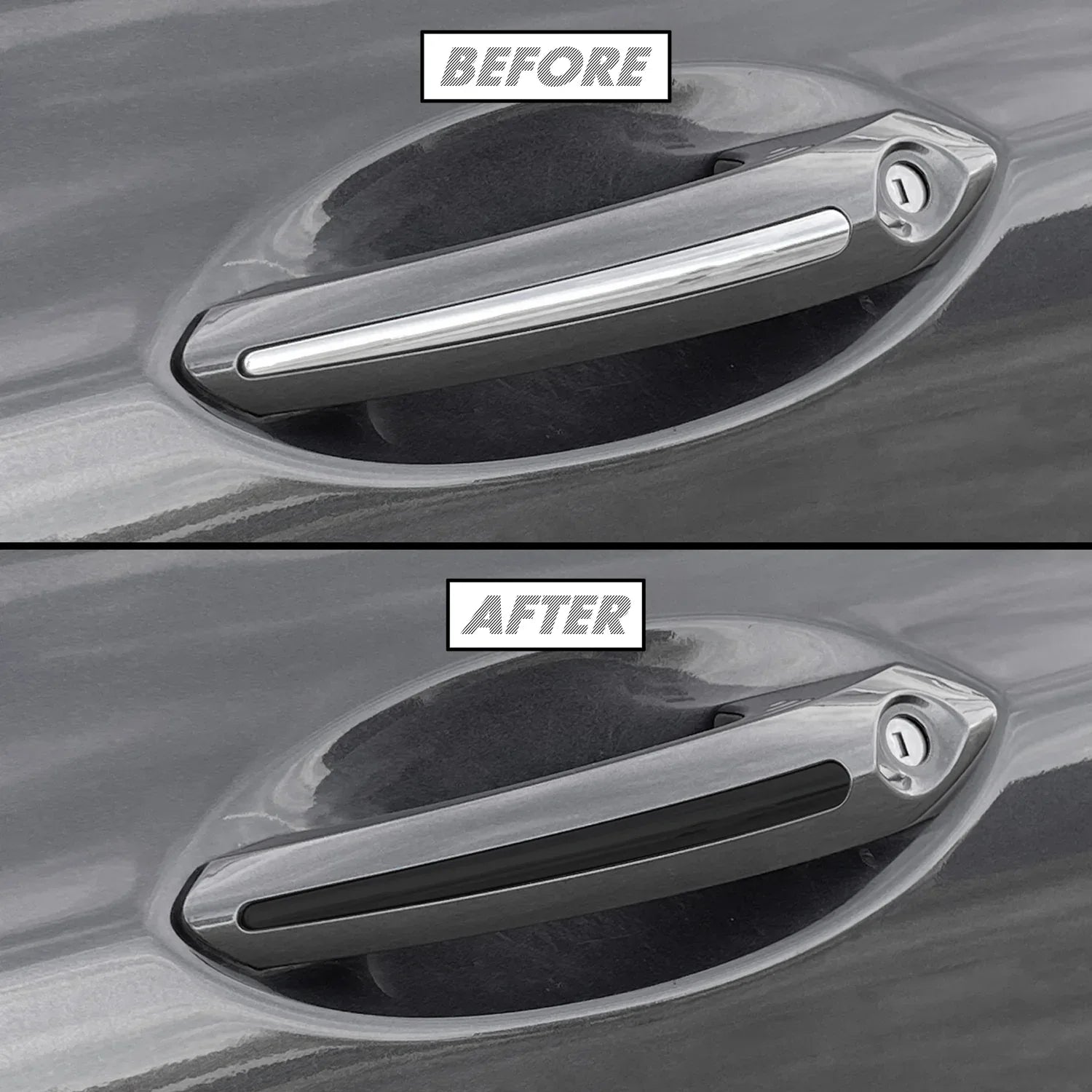 2013-2020 Lincoln MKZ | Door Handle Chrome Delete PreCut Vinyl