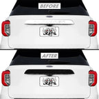 2020-2023 Ford Explorer | Tailgate Trim Chrome Delete PreCut Vinyl Wrap