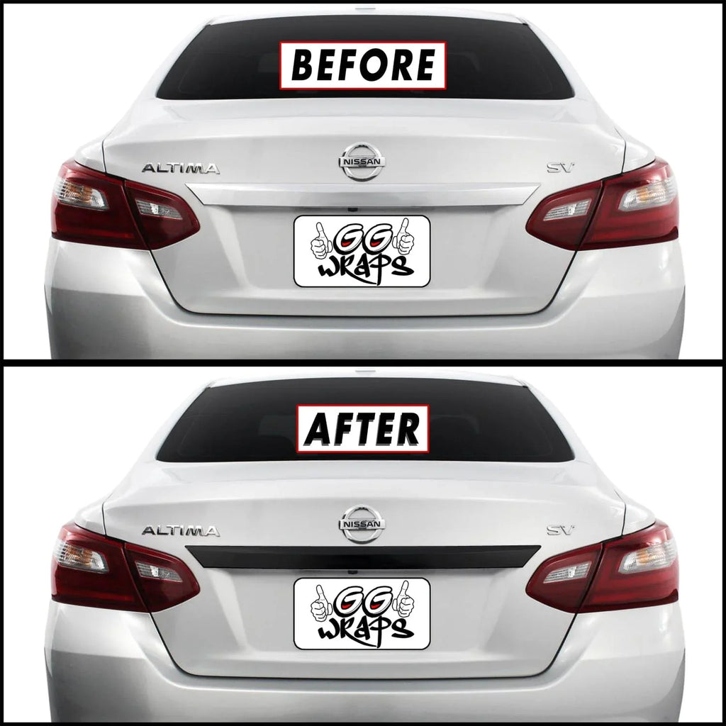 2016-2018 Nissan Altima | Rear Trunk Trim Chrome Delete PreCut Vinyl Wrap