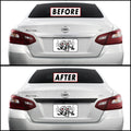 2016-2018 Nissan Altima | Rear Trunk Trim Chrome Delete PreCut Vinyl Wrap