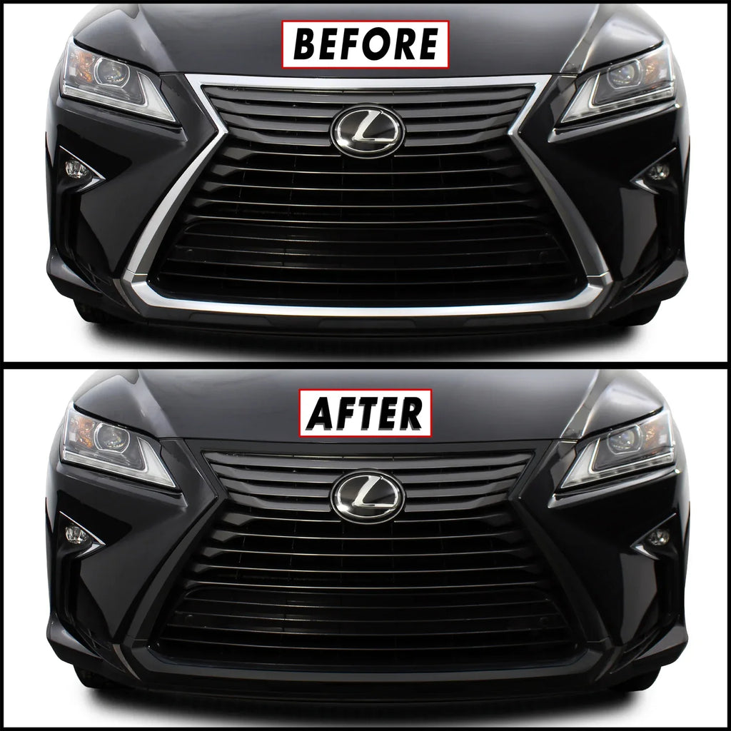 2016-2019 Lexus RX | Front Grill Trim Chrome Delete PreCut Vinyl Wrap