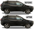 2014-2023 Jeep Cherokee | Window Trim Chrome Delete PreCut Vinyl Wrap