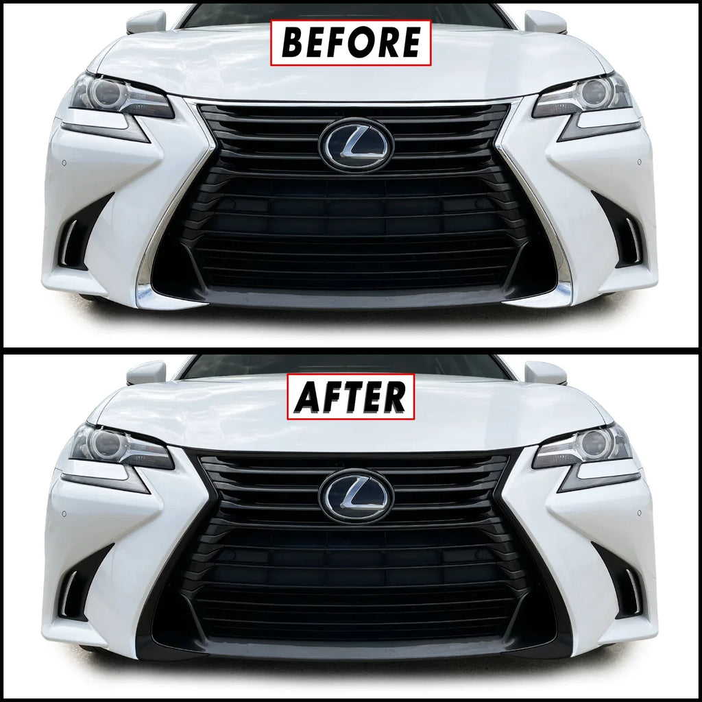 2016-2020 Lexus GS | Front Grill Trim Chrome Delete PreCut Vinyl Wrap