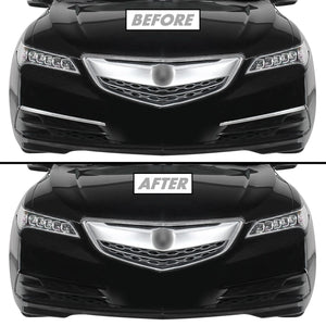 2015-2017 Acura TLX | Fog Light Trim Chrome Delete PreCut Vinyl Wrap