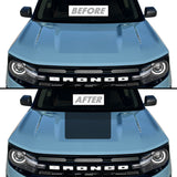 2021-2023 Ford Bronco Sport | Center Hood PreCut Vinyl Wrap