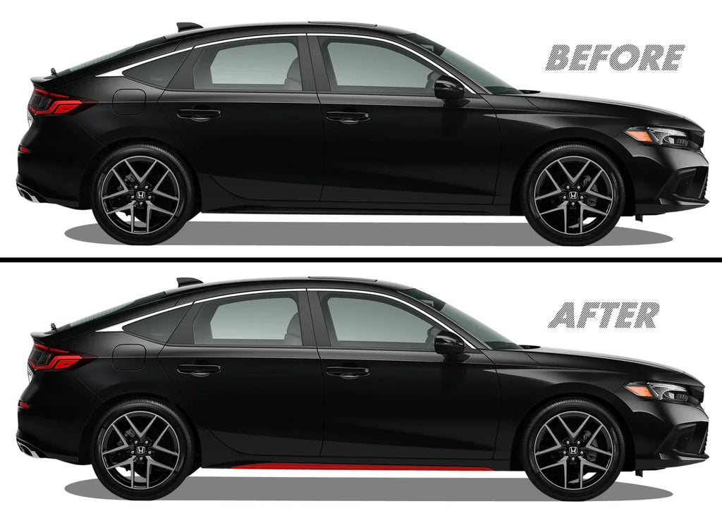 2022-2026 Honda Civic Hatchback | Side Skirt PreCut Vinyl Wrap