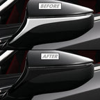 2019-2023 Lexus ES | Mirror Trim Chrome Delete PreCut Vinyl Wrap