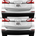 2018-2021 Chevrolet Equinox | Rear Bumper Trim Chrome Delete PreCut Vinyl Wrap