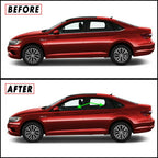 2019-2023 Volkswagen Jetta | Window Trim Chrome Delete PreCut Vinyl Wrap
