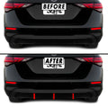 2020-2023 Nissan Sentra | Rear Bumper Diffuser Accent PreCut Vinyl Wrap