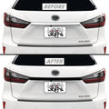 2016-2022 Lexus RX | Tailgate Trim Chrome Delete PreCut Vinyl Wrap