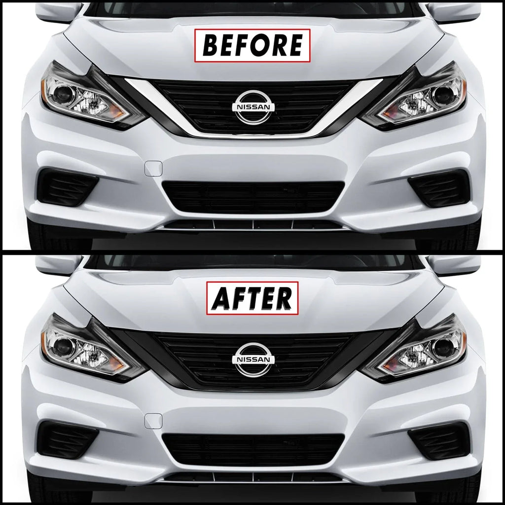 2016-2018 Nissan Altima | Front Grill Trim Chrome Delete PreCut Vinyl Wrap