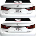 2013-2020 Lexus GS | Rear Trunk Trim Chrome Delete PreCut Vinyl Wrap