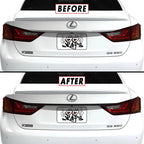 2013-2020 Lexus GS | Rear Trunk Trim Chrome Delete PreCut Vinyl Wrap