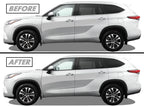 2020-2023 Toyota Highlander | Window Trim Chrome Delete PreCut Vinyl Wrap